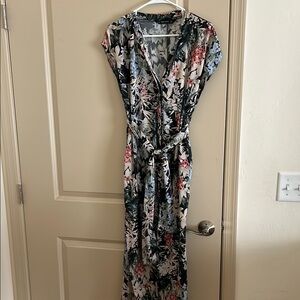 Floral Wrap Dress